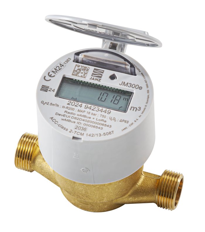 Smart water meter with wireless communication module